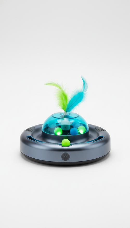 Balle interactive Menthe pour chat