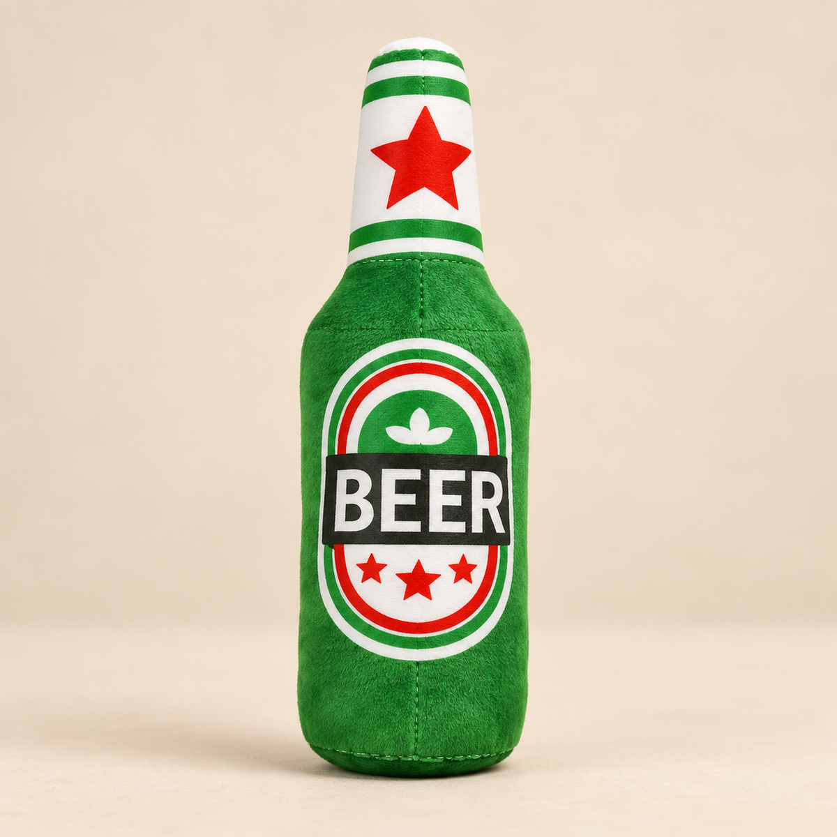 Jouet Bouteille Festive Bière — peluche pour chien