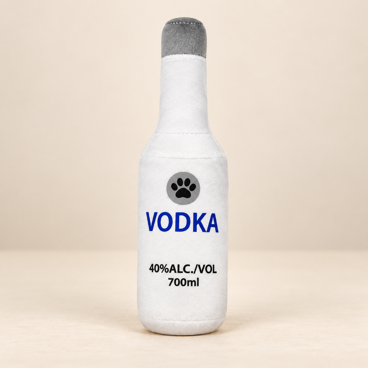 Jouet Bouteille Festive Vodka — peluche pour chien