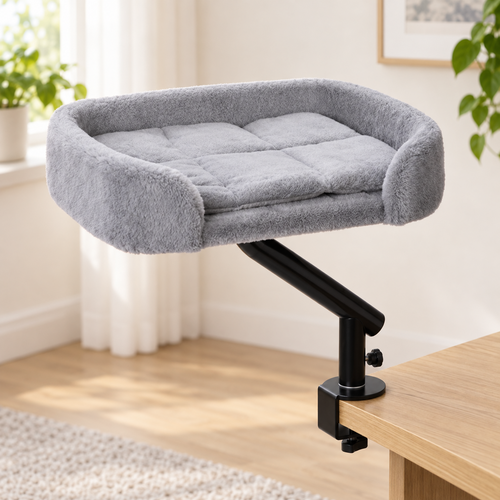 Hamac de bureau Ronron gris sans animal