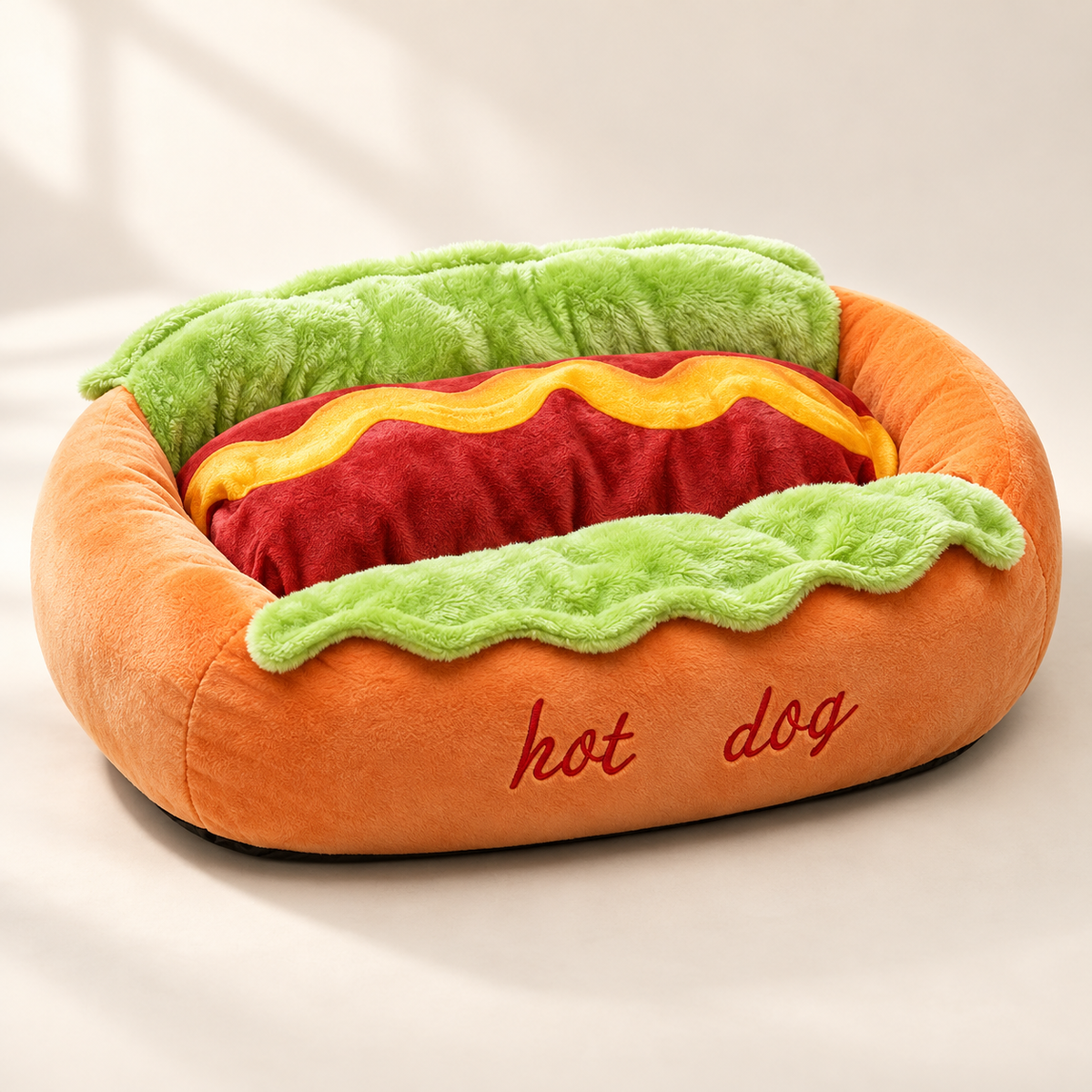 Panier Hot-Dog Dodo : vue de face en trois quarts