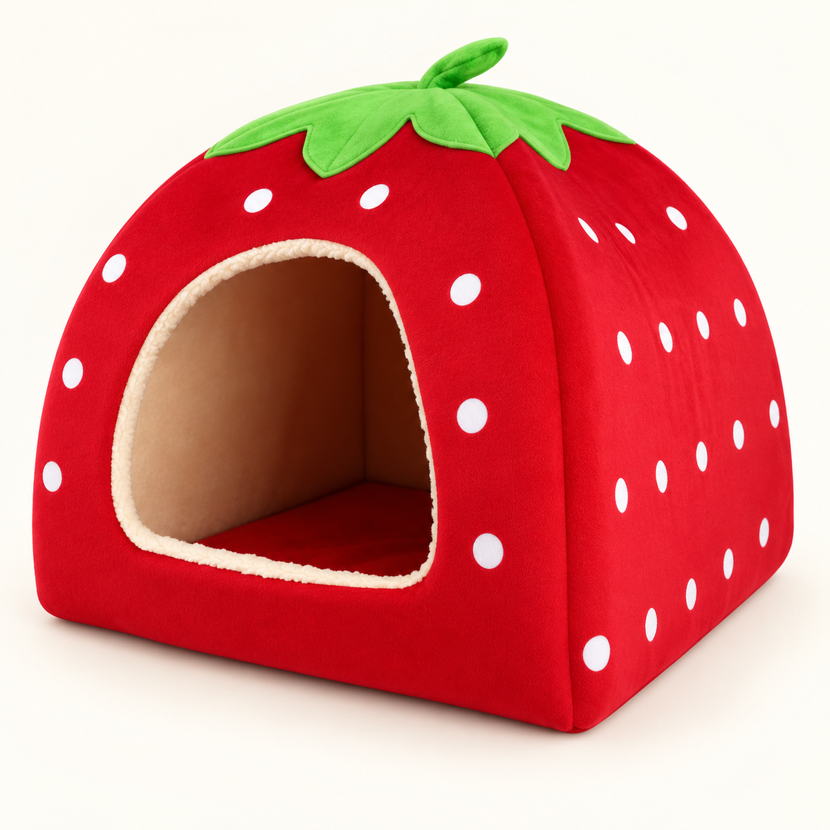 Maison Fraise Câline rouge pour chien