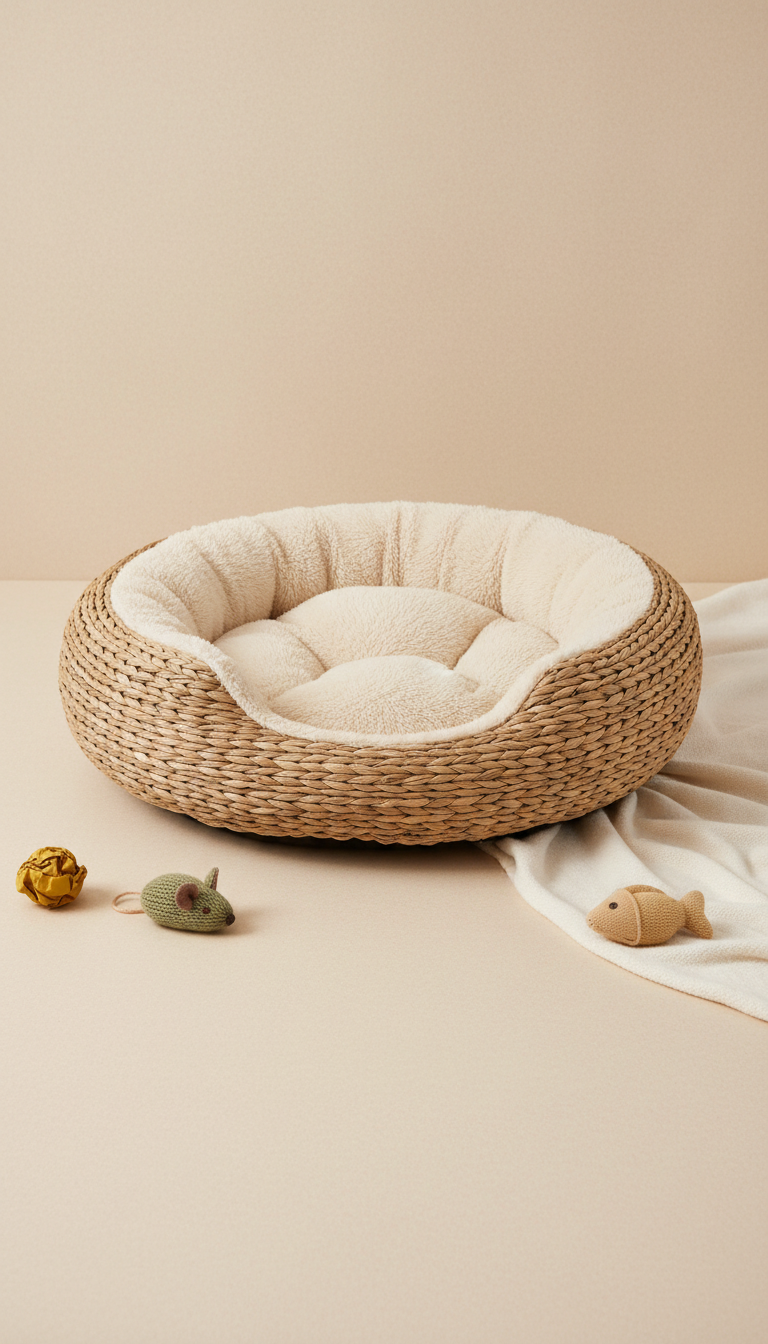 Panier douillet Moka pour chat