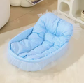 Panier Velours Bleu pour chien